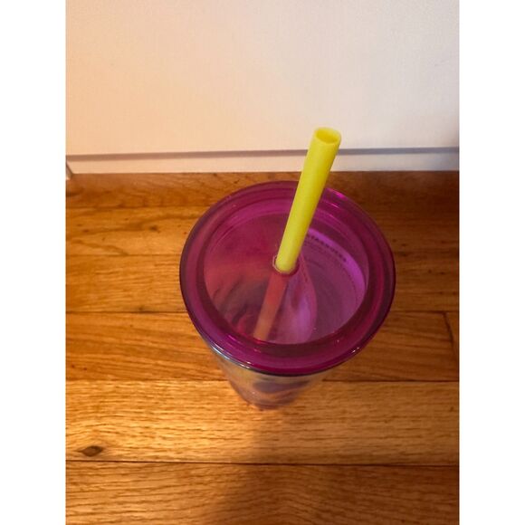 Starbucks 2024 Iridescent Purple Blue Mottled Glass Cold Cup Tumbler 18oz New - Picture 1 of 2